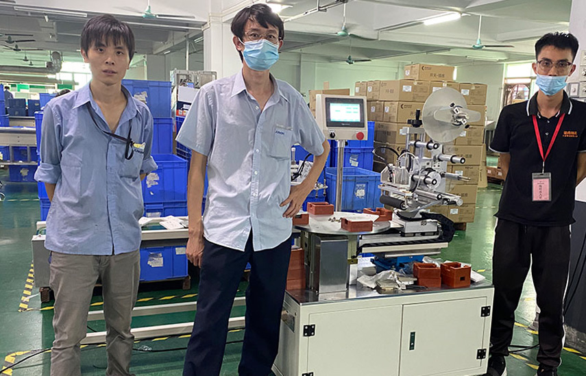 DS-673B轉盤式全自動貼膜機-廣東俊